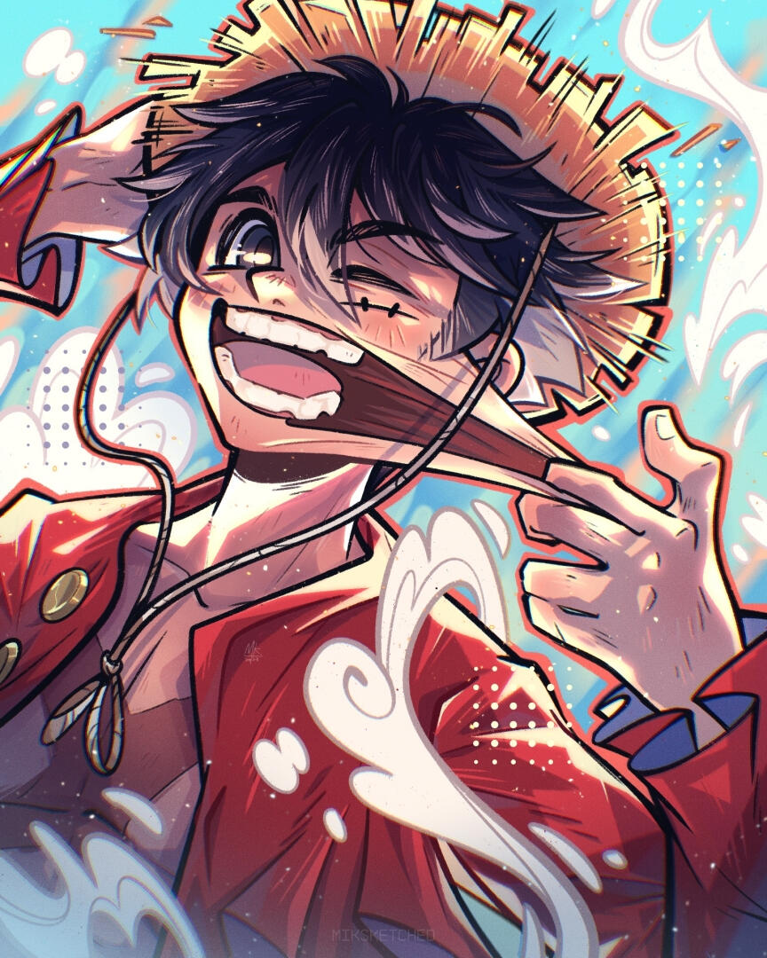 Luffy fanart, 2023