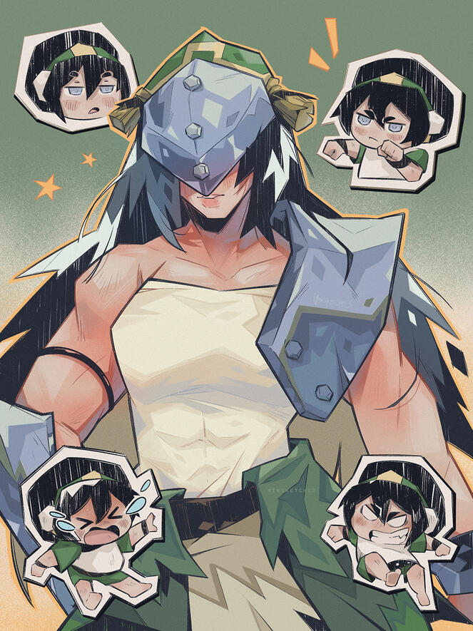 Toph Beifong, ATLA (fanart)