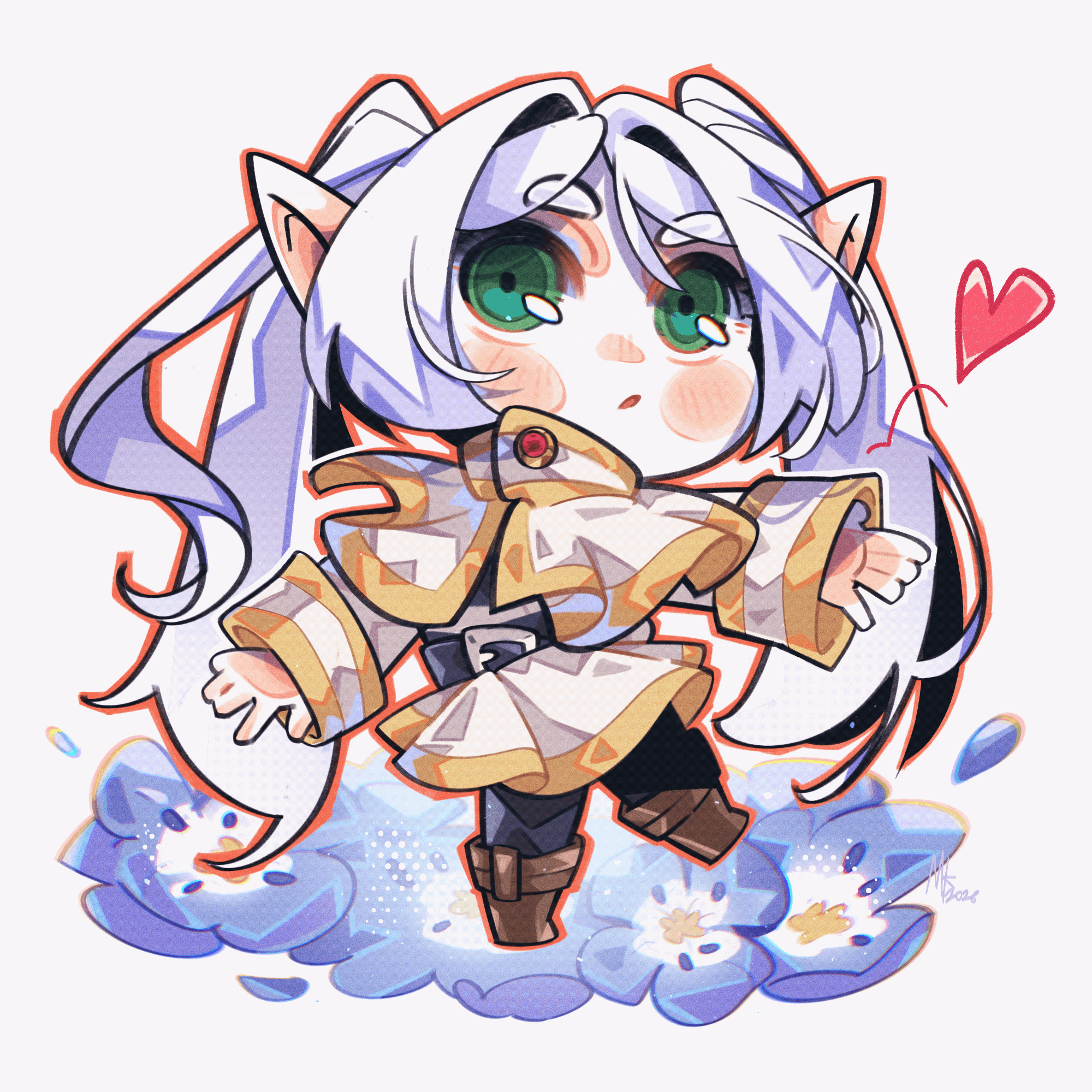 Frieren (chibi fanart)